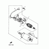 Схема вузла: Електричний стартер Yamaha XV125 Virago