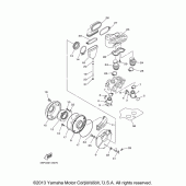 Схема вузла: Впускна система Yamaha XVS650 V-Star Classic