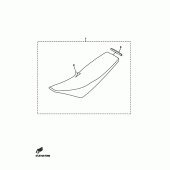 Схема вузла: Сидіння Yamaha WR250 WR250F