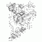Схема узла: Впускная система Yamaha XT600 XT600