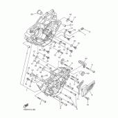 Схема вузла: Картер двигуна Yamaha YZ250 YZ250F