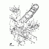 Схема узла: Рама Yamaha YZF-R6/ YZF600 R6S