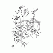 Схема узла: Рама Yamaha XVS650 Drag Star Classic