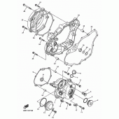 Схема узла: Крышки картера 1 Yamaha YZ250 YZ250FX