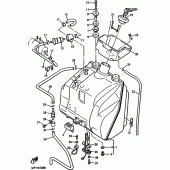 Схема вузла: Паливний бак Yamaha VMX12 V-MAX