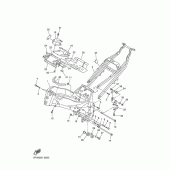 Схема вузла: Рама Yamaha YZF-R1 R1