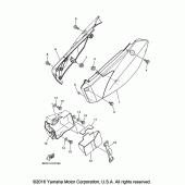 Схема вузла: Бічна кришка Yamaha TTR110 TT-R110