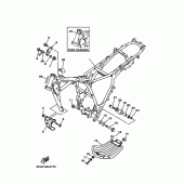 Схема узла: Рама Yamaha TTR225 TT-R225