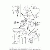 Схема узла: Электрооборудование (1) Yamaha TTR125 TT-R125