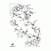 Схема узла: Поворотники Yamaha XVS1100 Drag Star Classic
