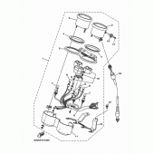 Схема узла: Панель приборов Yamaha YBR125