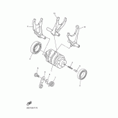 Схема вузла: Зчеплення Yamaha WR450F