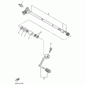 Схема узла: Вал переключения Yamaha FZX750