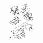 Схема вузла: Бічна кришка Yamaha XVS125 Drag Star