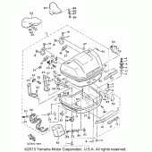 Схема узла: Travel bag Yamaha XVZ1300 Venture Royale