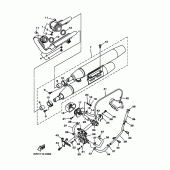 Схема вузла: Вихлопна система Yamaha XV1700 Road Star