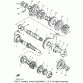 Схема узла: Трансмиссия Yamaha YZF600R Thundercat
