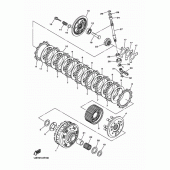 Схема вузла: Зчеплення Yamaha YZF-R6/YZF600 R6 RaceBase