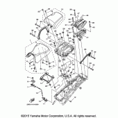 Схема вузла: Сидіння Yamaha XTZ1200 Super Tenere ES