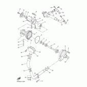 Схема вузла: Водяний насос Yamaha YZF-R1 R1