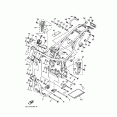 Схема вузла: Рама Yamaha XT250 Serow