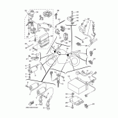 Схема вузла: Електроустаткування 1 Yamaha TDM900