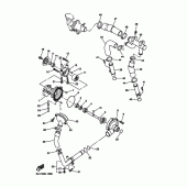Схема вузла: Водяний насос Yamaha FZS1000 FAZER