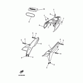 Схема узла: Боковая крышка Yamaha BT1100 Bulldog