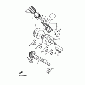Схема вузла: Коленчатий вал і поршень Yamaha XVZ1300 Royal Star Venture