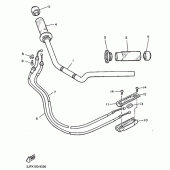 Схема вузла: Кермо та Тросики Yamaha VMX12 V-MAX