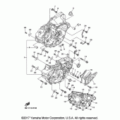 Схема вузла: Картер двигуна Yamaha YZ450F YZ450FX