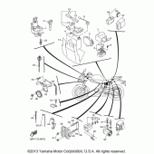 Схема вузла: Електроустаткування (2) Yamaha FZ6 FZ6R
