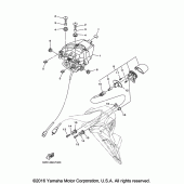 Схема вузла: Задній ліхтар (Стоп-сигнал) Yamaha YZF-R3