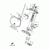 Схема вузла: Рульовий механізм Yamaha TTR125 TT-R125