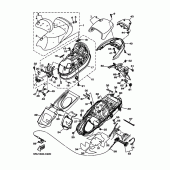 Схема вузла: Сидіння Yamaha YP400 Majesty