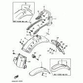 Схема вузла: Крило Yamaha XV750 Virago