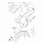 Схема узла: Крыло Yamaha WR250 WR250F