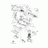 Схема вузла: Паливний бак Yamaha XG250 TRICKER