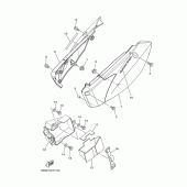 Схема узла: Боковая крышка Yamaha TTR110 TT-R110