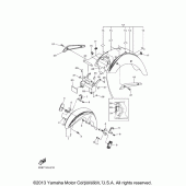 Схема узла: Крыло Yamaha XVS1300 V-Star