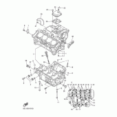 Схема вузла: Картер двигуна Yamaha YZF-R6/ YZF600 R6