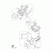 Схема узла: Боковая крышка Yamaha XJR1300