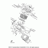 Схема узла: Цилиндр Yamaha XVS1300 V-Star Tourer