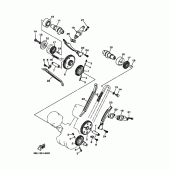 Схема узла: Распредвал и Цепь ГРМ Yamaha XVS1100 Drag Star Classic