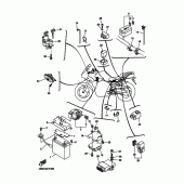 Схема узла: Электрооборудование 2 Yamaha FZ6 FZ6