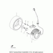 Схема вузла: Генератор Yamaha FZ6 FZ6R