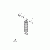 Схема узла: Задняя подвеска Yamaha SRX250