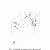 Схема узла: Сиденье Yamaha TW200