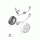 Схема вузла: Генератор Yamaha MT01 MT-01
