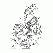 Схема узла: Рама Yamaha XV1700 Road Star
